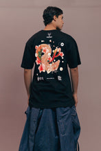 Cargar imagen en el visor de la galería, Arigato Fluffy Hairy Cherry Blossom Dragon T-Shirt